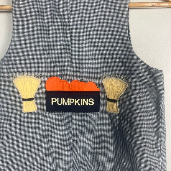 Vintage the Bailey boys reversible John John pumpkin patch and dinosaur 4T - Picture 2 of 9